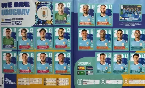 Figuritas Uruguay Copa 2026