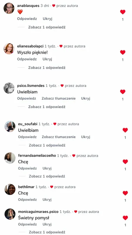 Komentarze osób, które używają kart codziennie