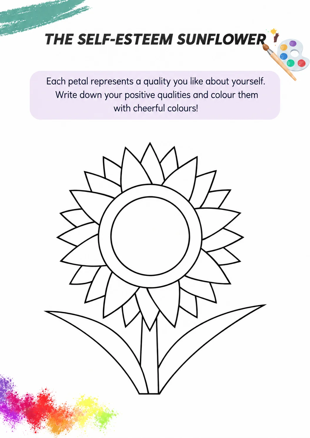 Activity from the Art Therapy Handbook