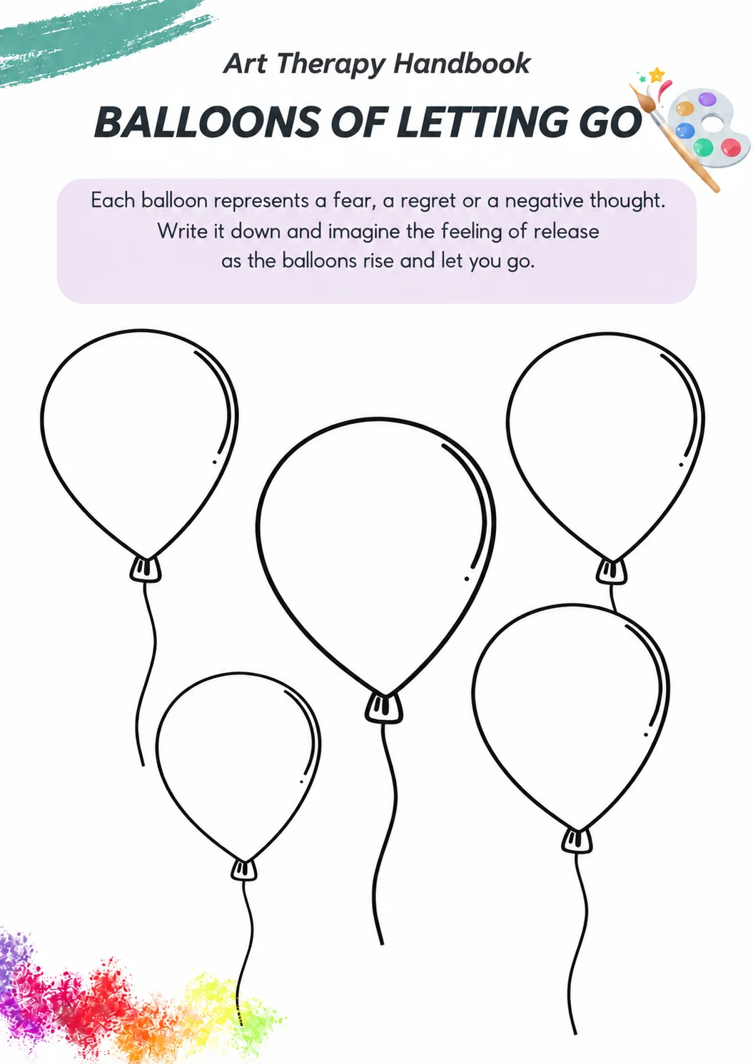 Activity from the Art Therapy Handbook