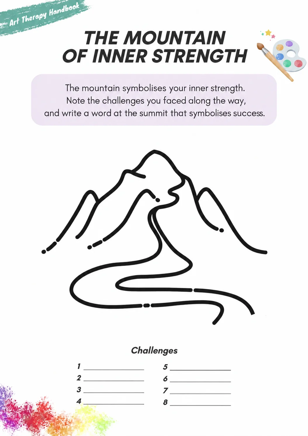 Activity from the Art Therapy Handbook