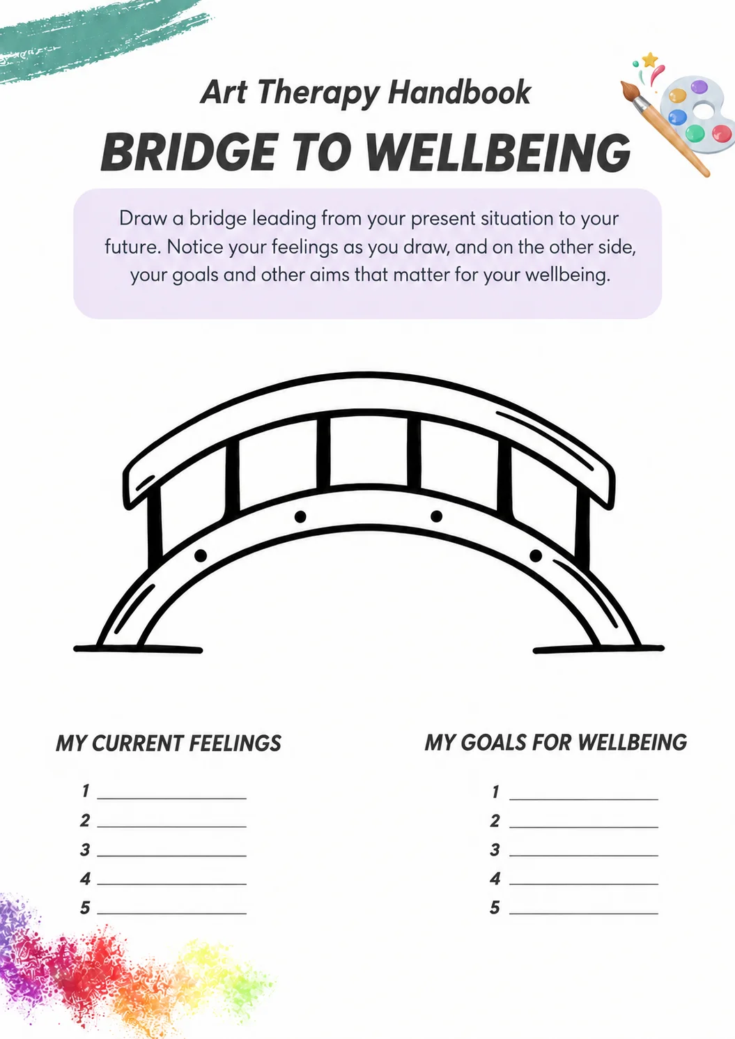Activity from the Art Therapy Handbook