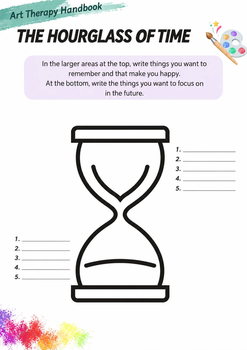 Activity from the Art Therapy Handbook