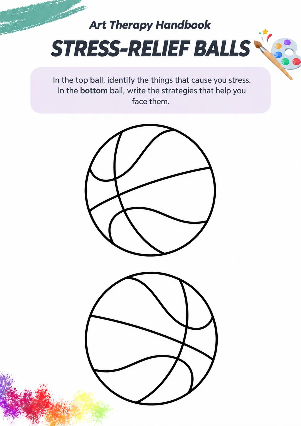 Activity from the Art Therapy Handbook