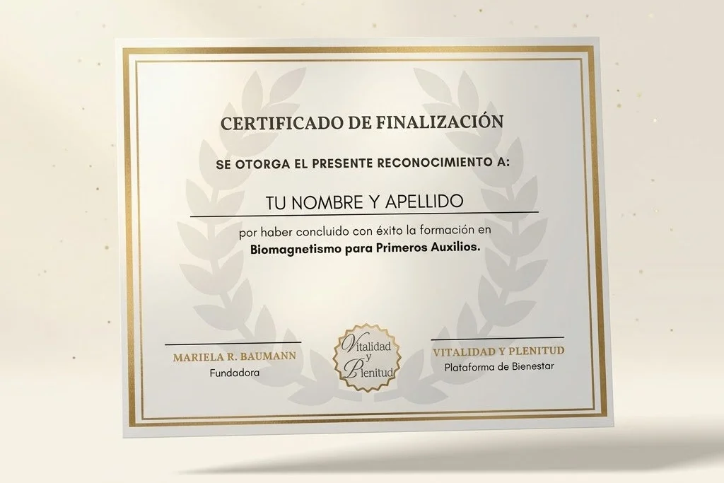 Bono 5 de regalo: Certificado de Finalización