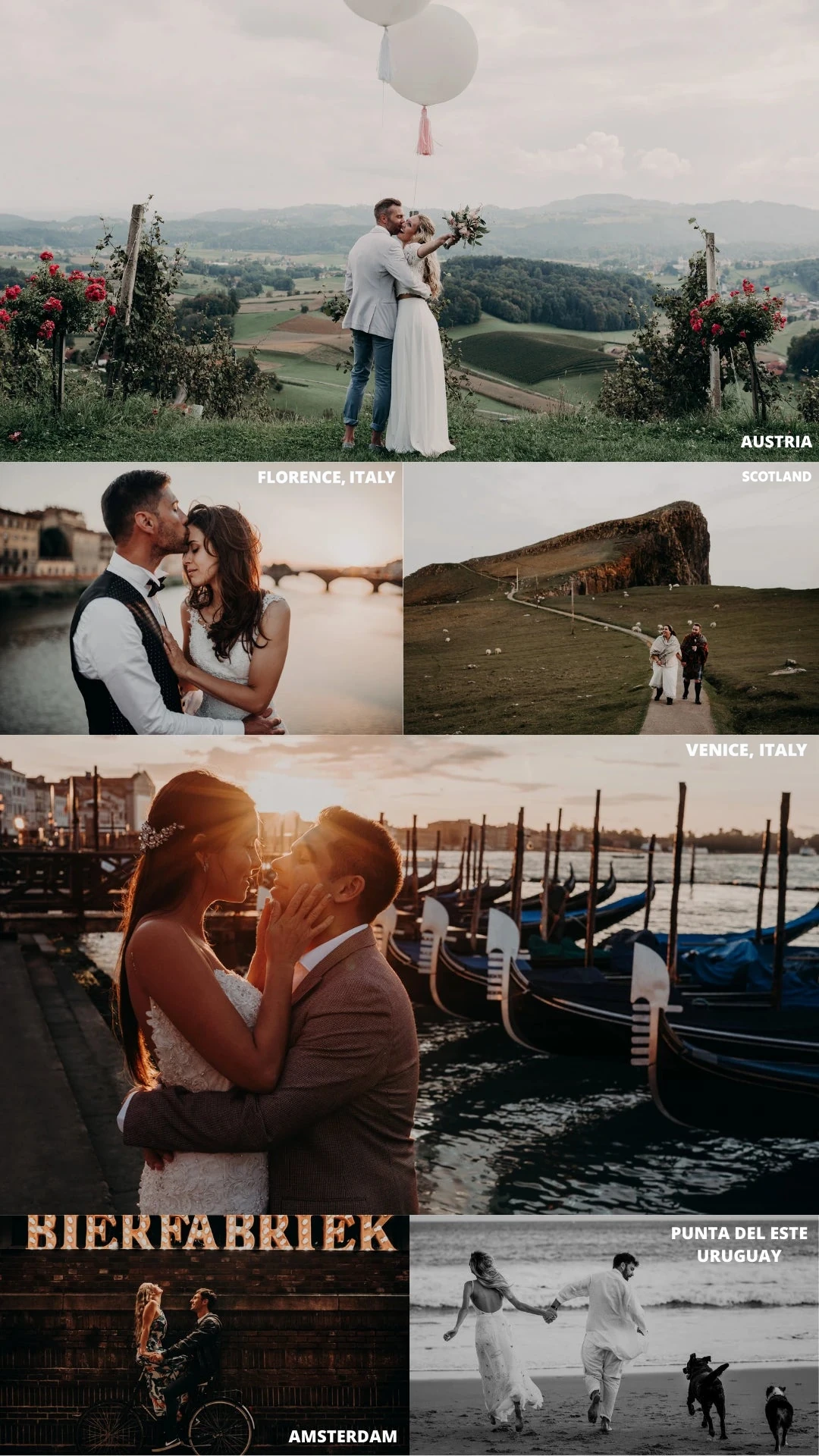 More weddings photographed by Nati Debortoli around the world