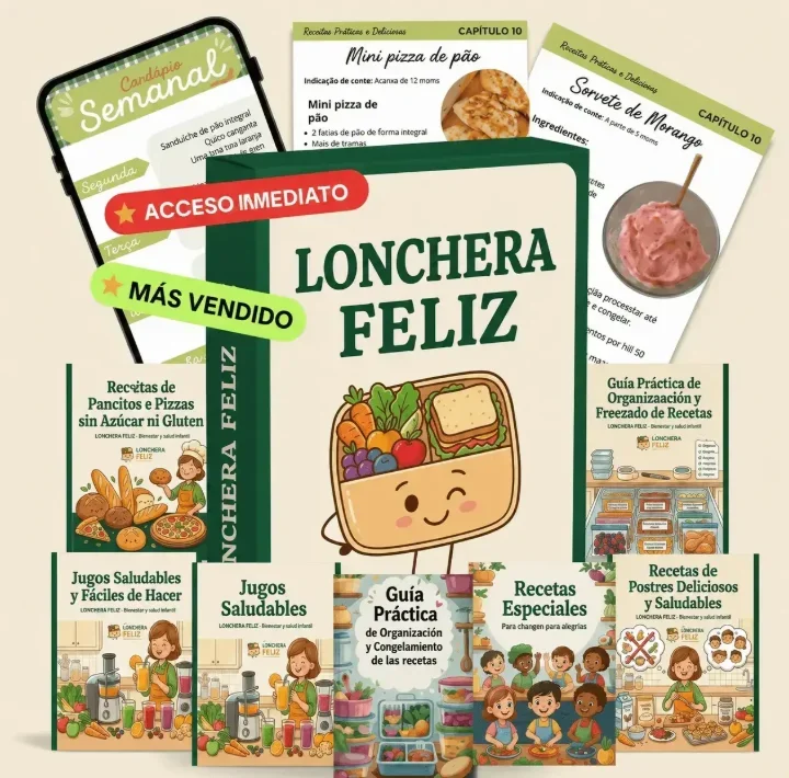 Guía Lonchera Feliz - Producto completo con bonos y recetas