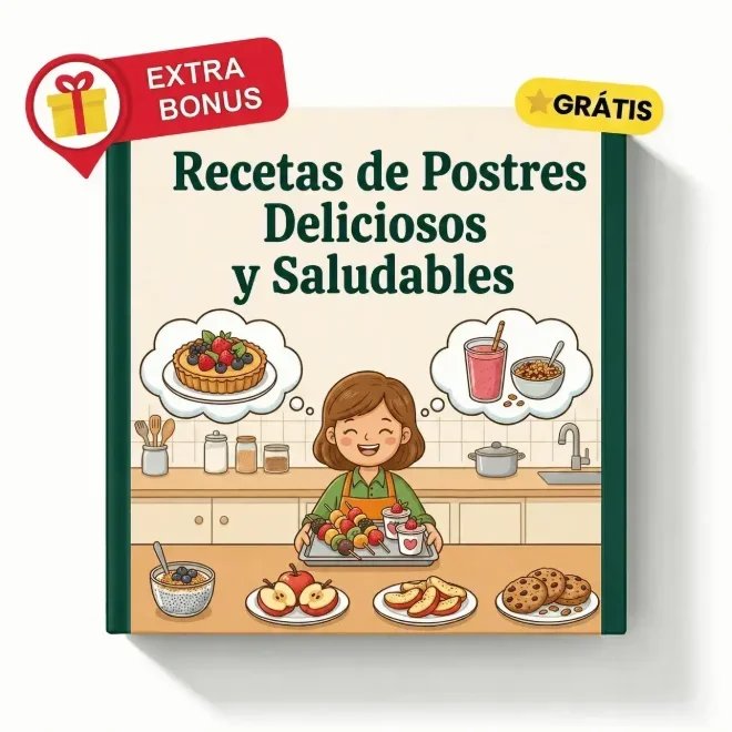 Bono 4 - Recetas de Postres Deliciosos y Saludables