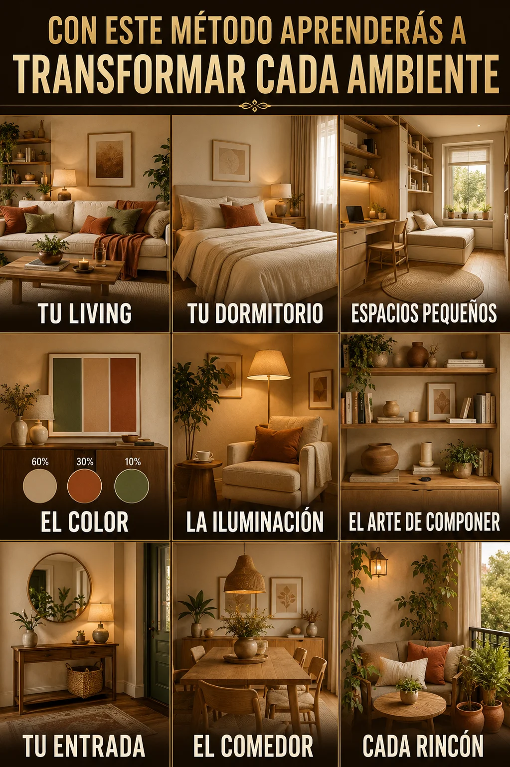 Con este método aprenderás a transformar cada ambiente