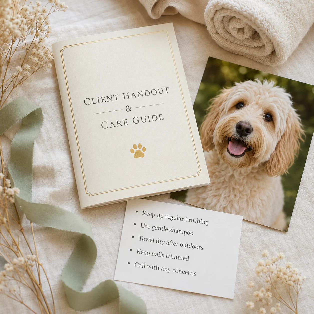 Client handout and care guide