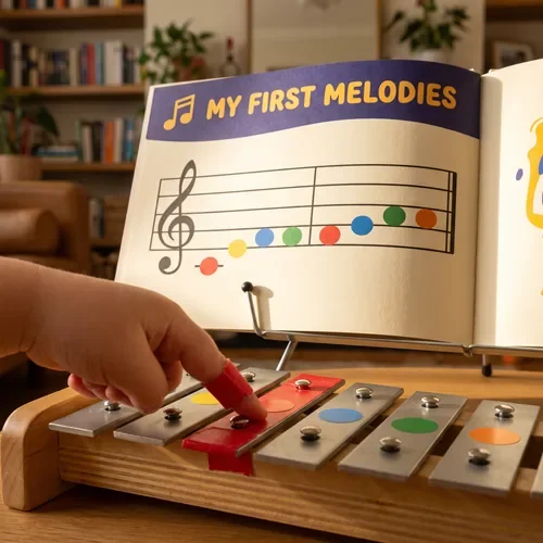 Inside The Paper Orchestra — instrument cards