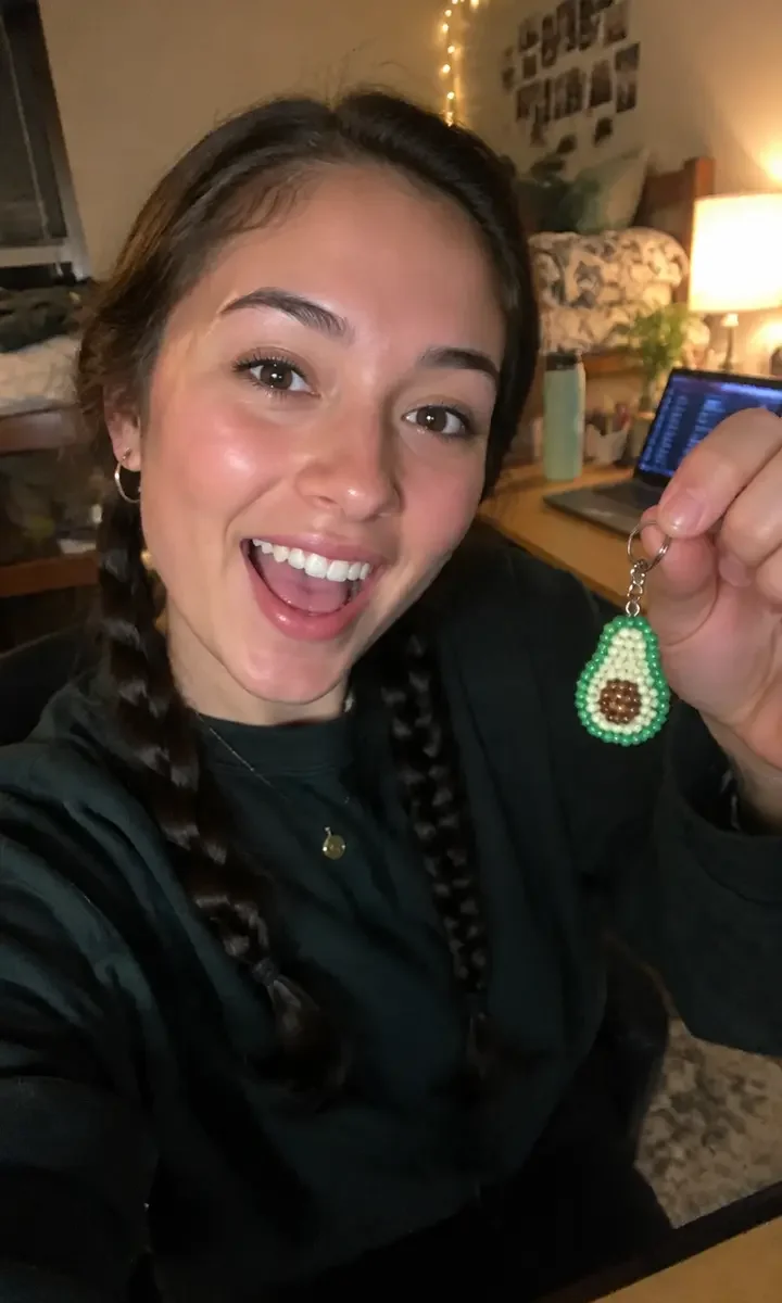 Customer photo of a finished piece gifted to a friend