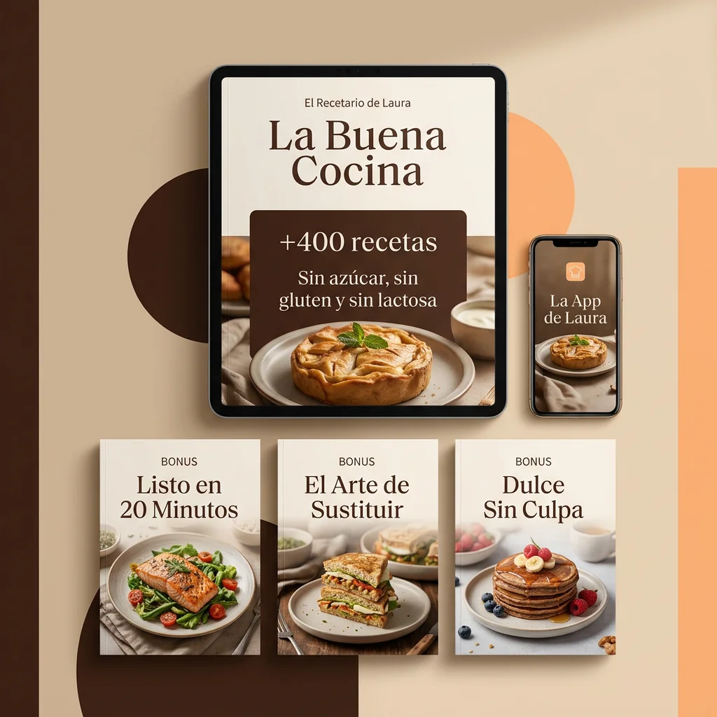Combo Completo: Recetario + 3 Bonos + App Móvil