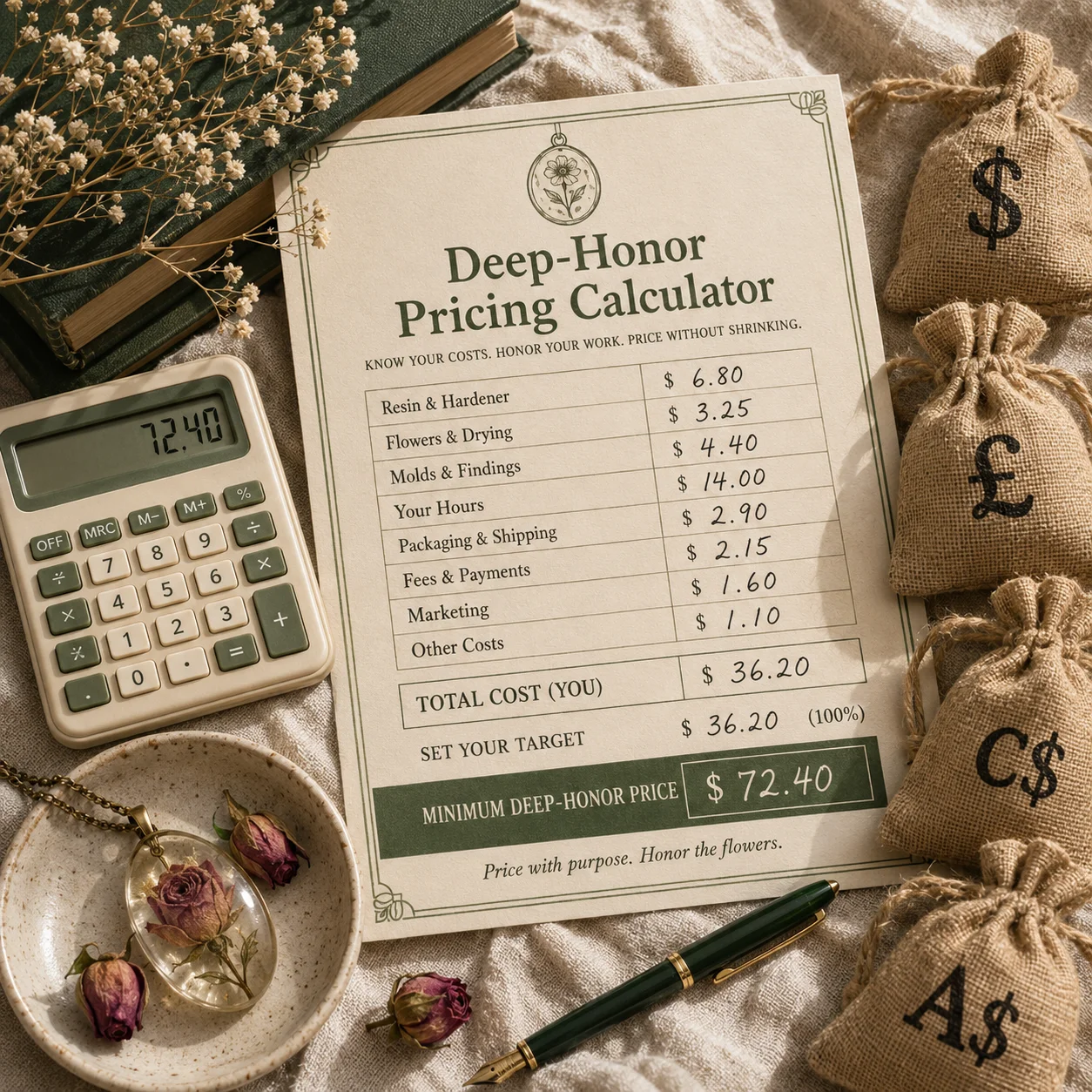 Deep-Honor Pricing Calculator