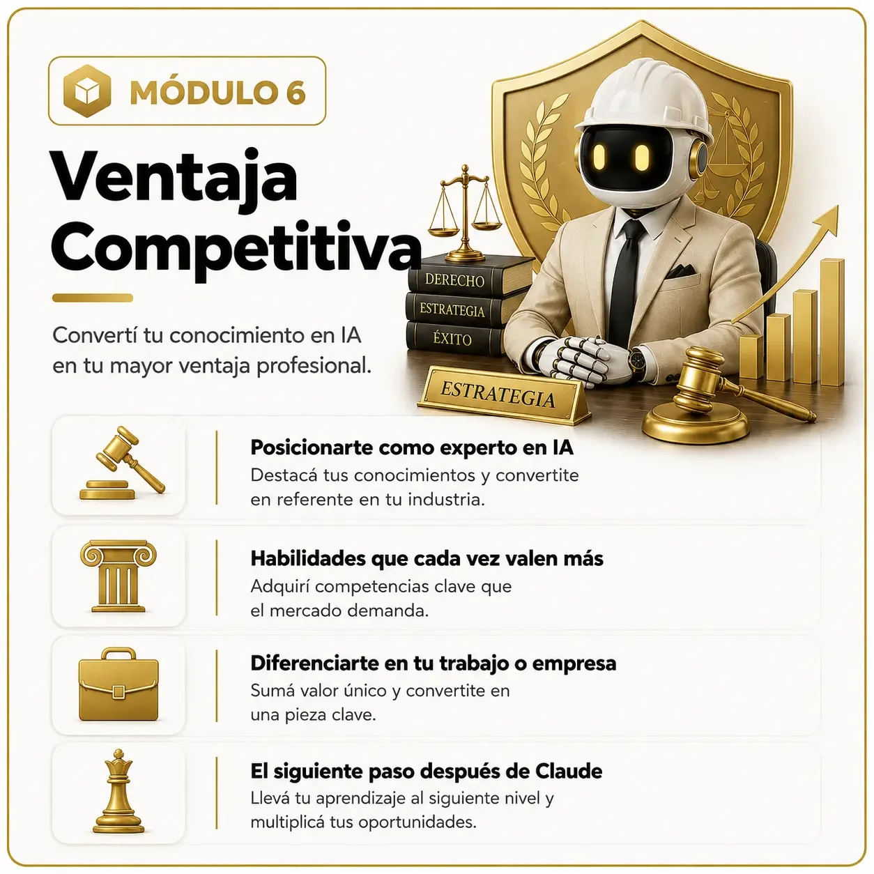 Módulo 6: Agentes IA, tu equipo de estudio 24/7
