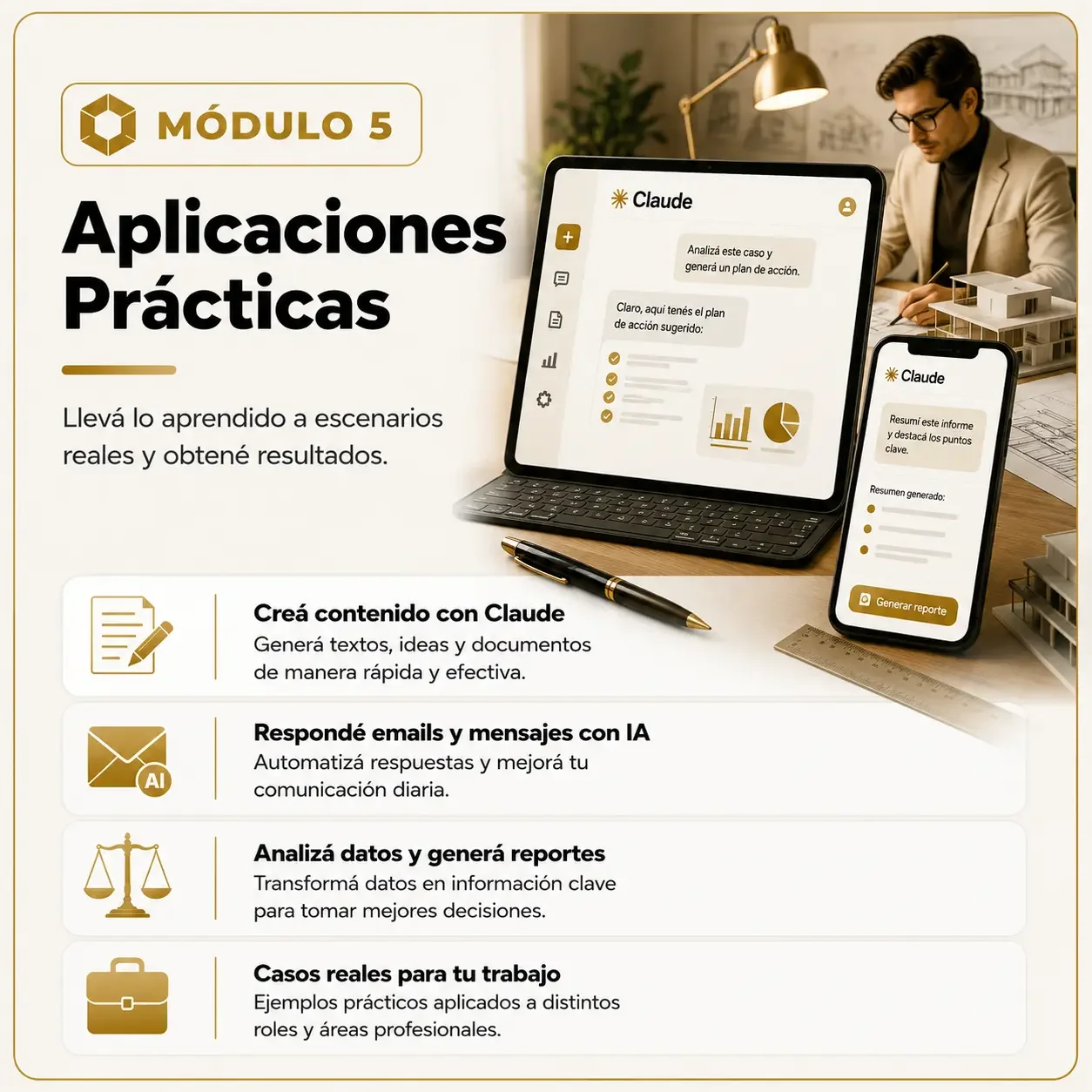 Módulo 5: Investigación y análisis de proyectos con Cowork