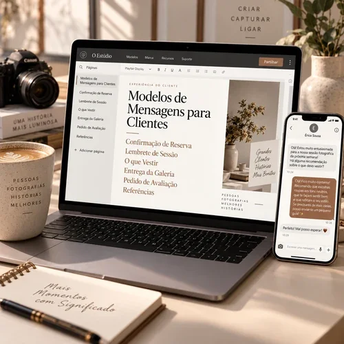 Modelos de mensagens para clientes