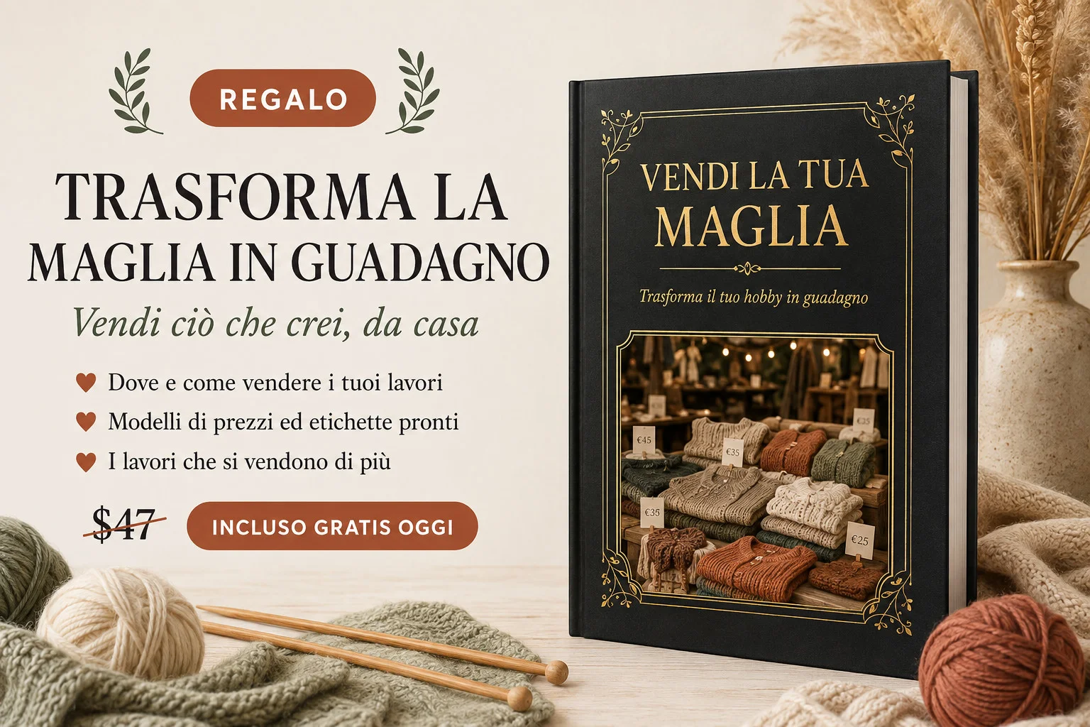 Regalo 2: Trasforma la maglia in guadagno