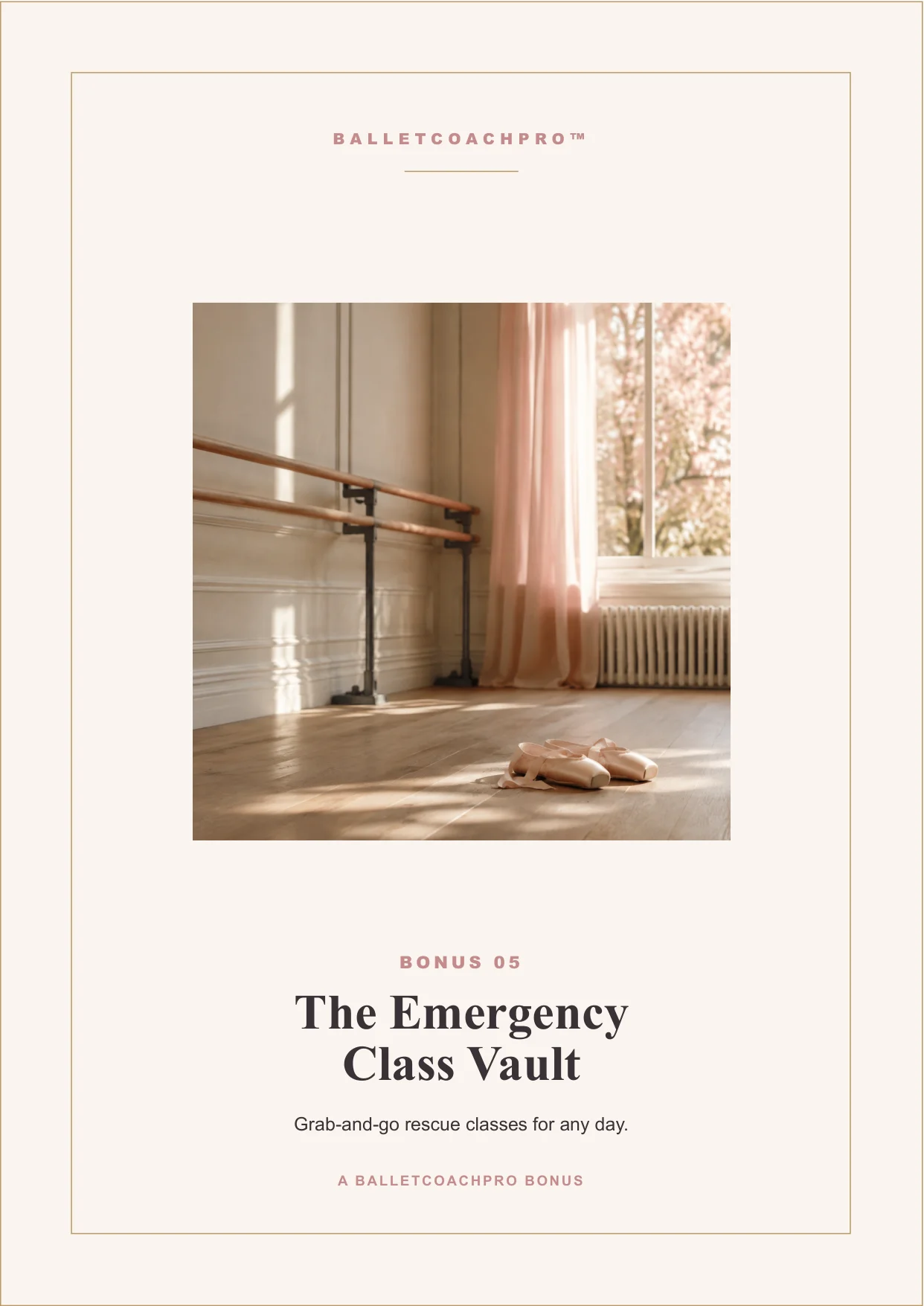 The Emergency Class Vault