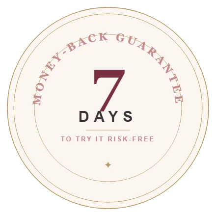 30-day money-back guarantee seal