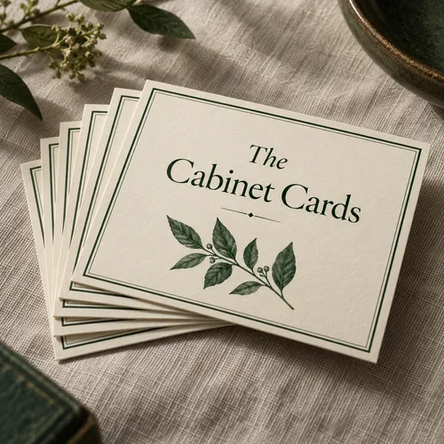 The Cabinet Cards — 12 printable cards for the medicine cabinet