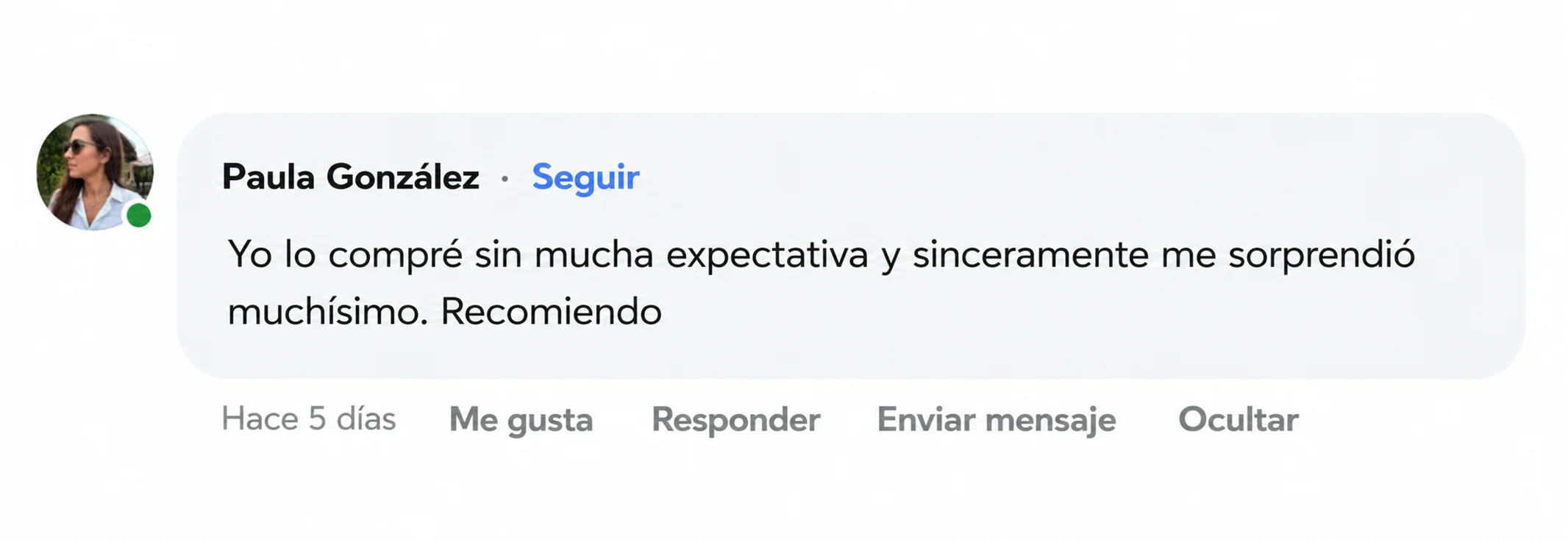 Testimonio alumno