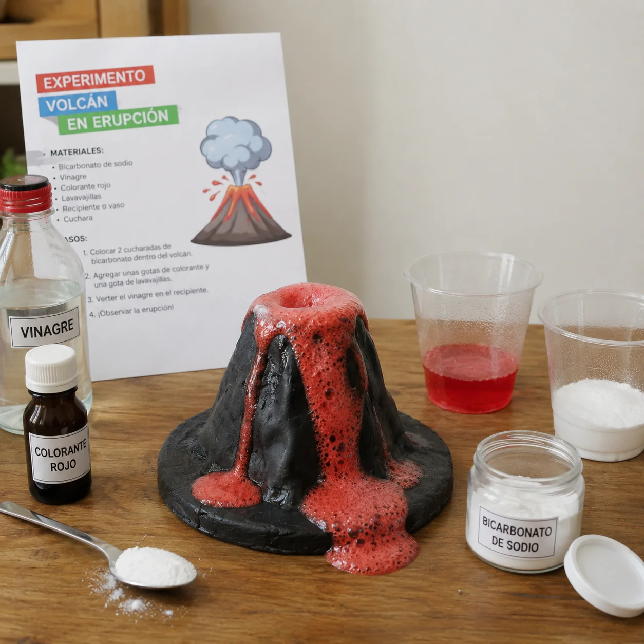 Experimento de ciencia para niños