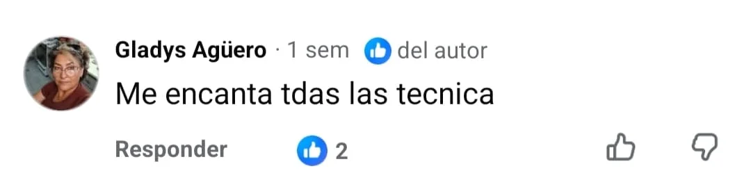 Comentario real: me encantan todas las técnicas