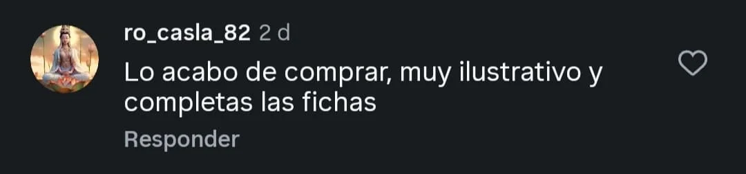 Comentario real: material ilustrativo y fichas completas