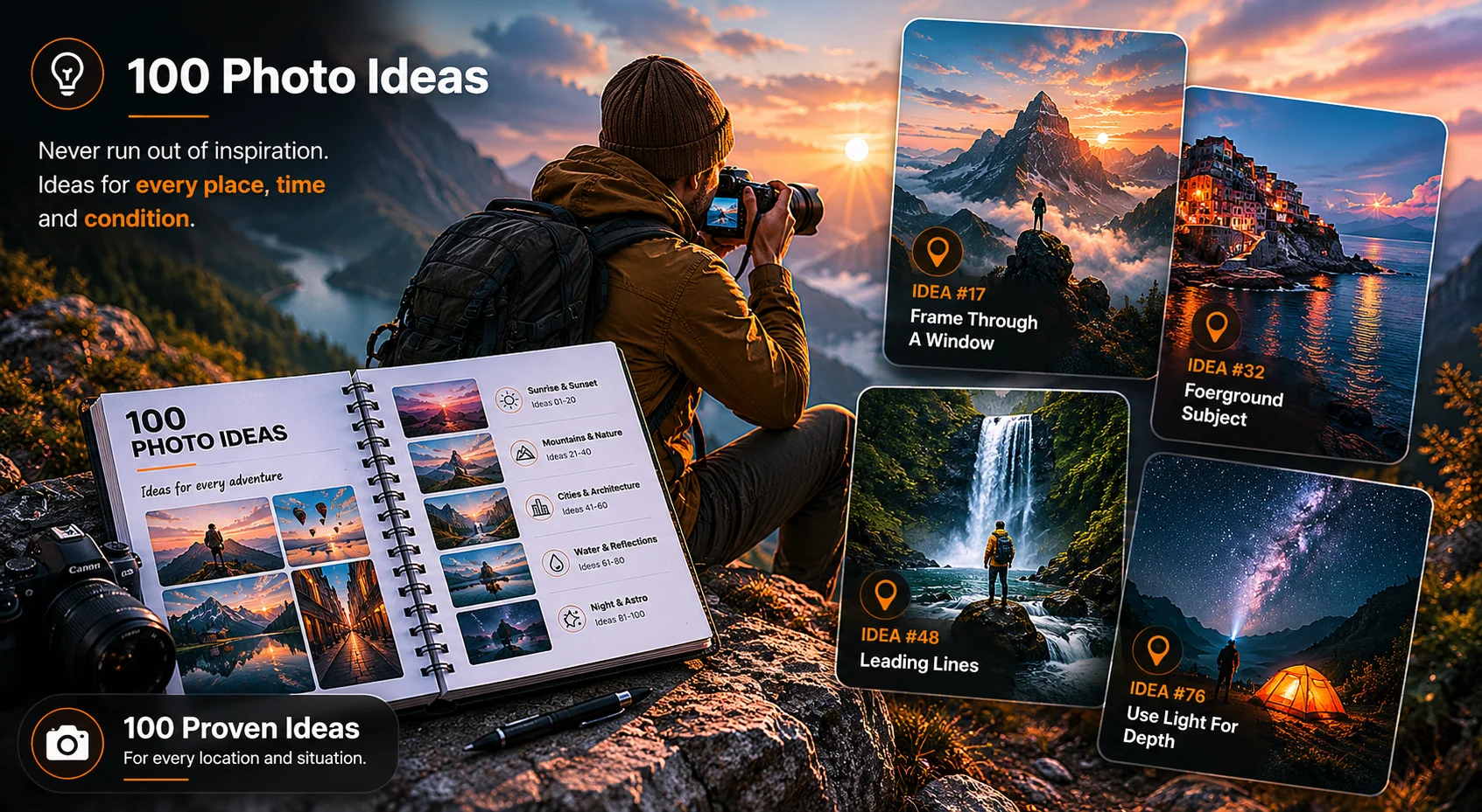 100 photo ideas