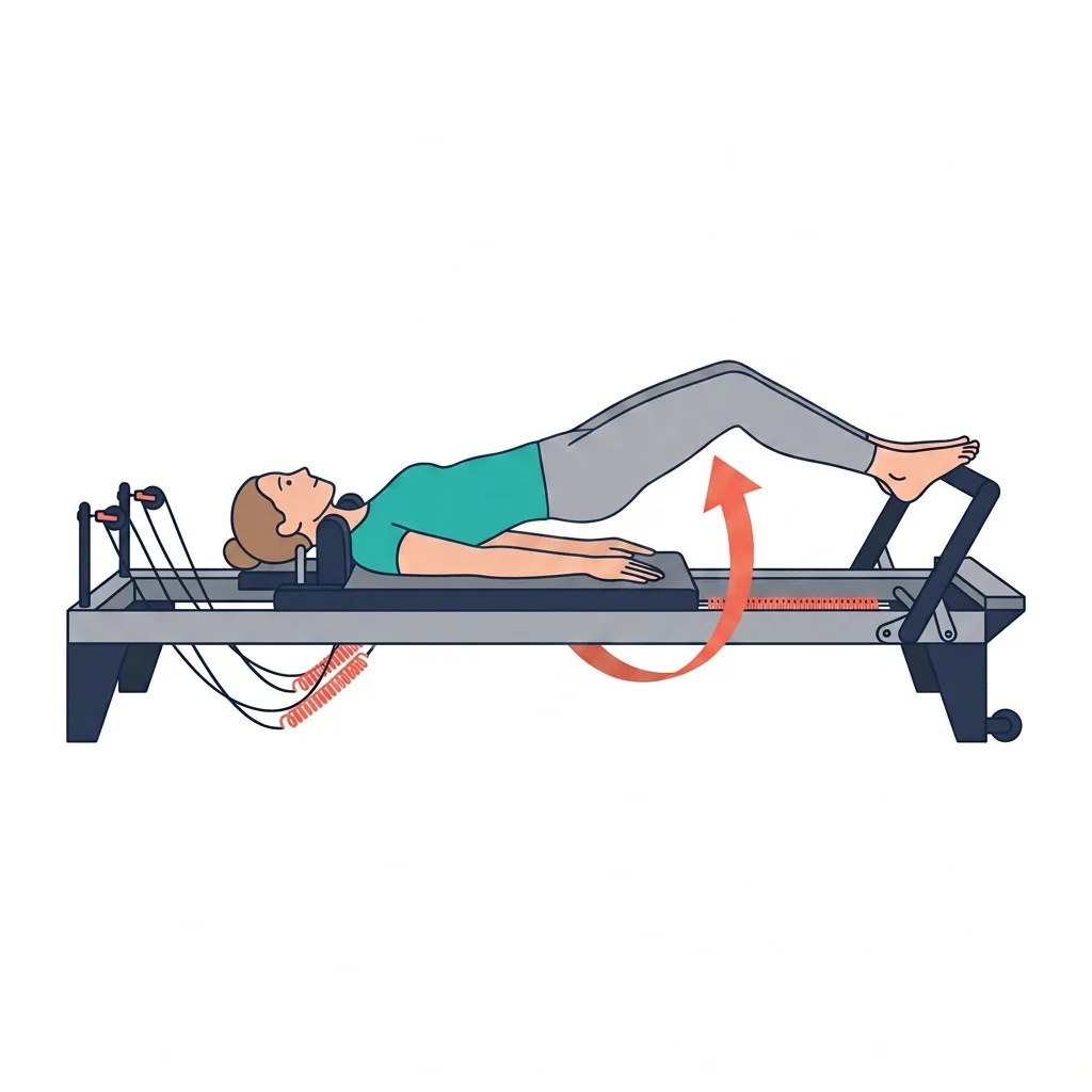 Pelvic curl — illustrated exercise