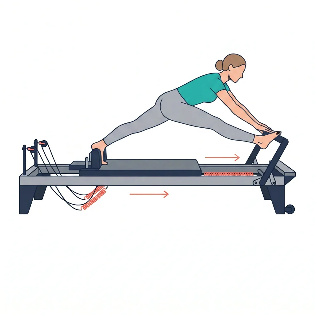 Russian splits — illustrated exercise