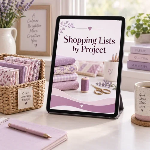 Shopping Lists by Project