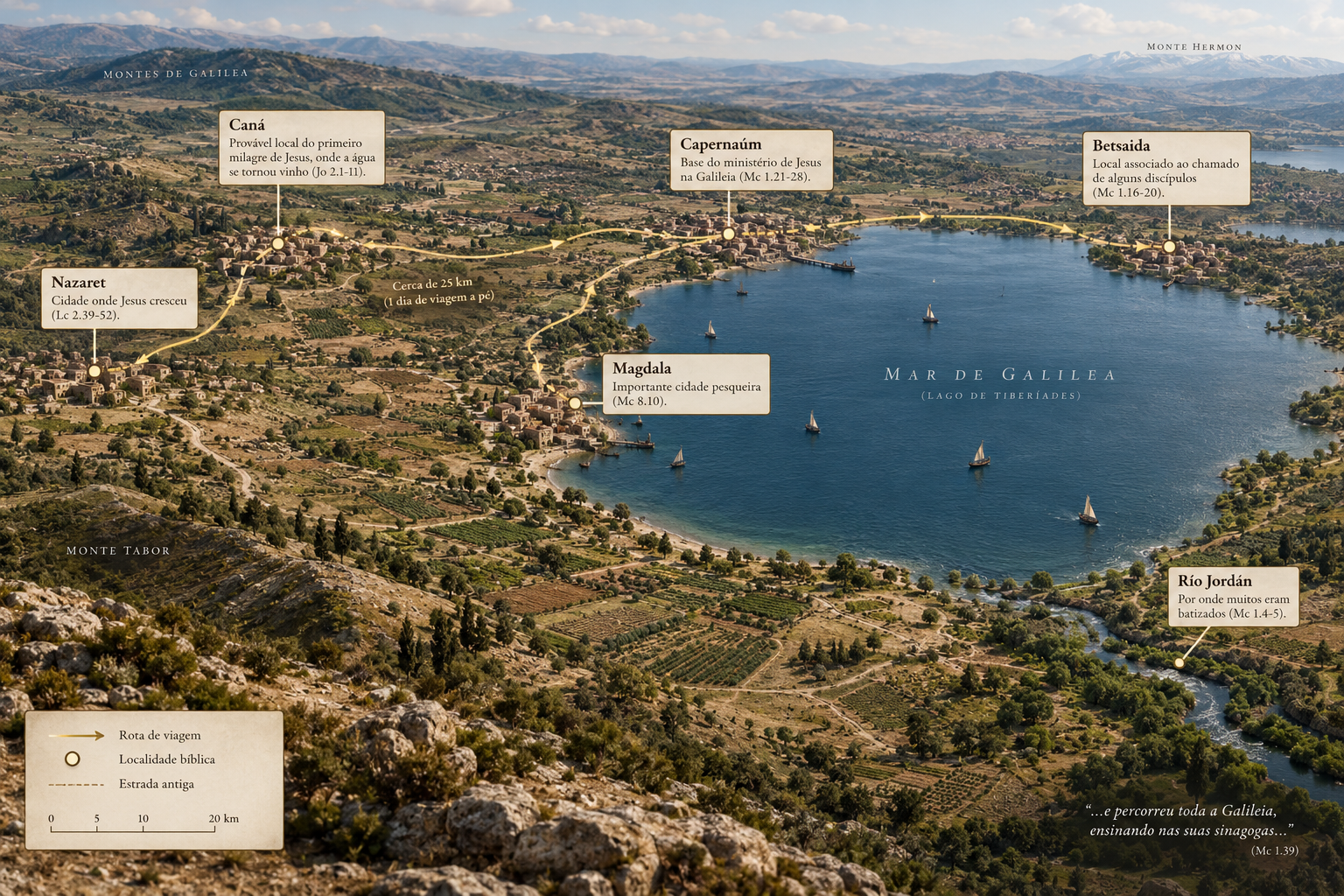 Rutas y recorridos bíblicos — Éxodo
