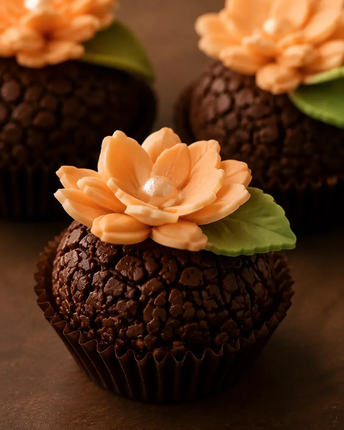 Brigadeiro floral