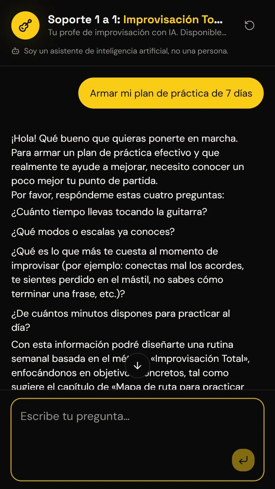 Plan de 7 días