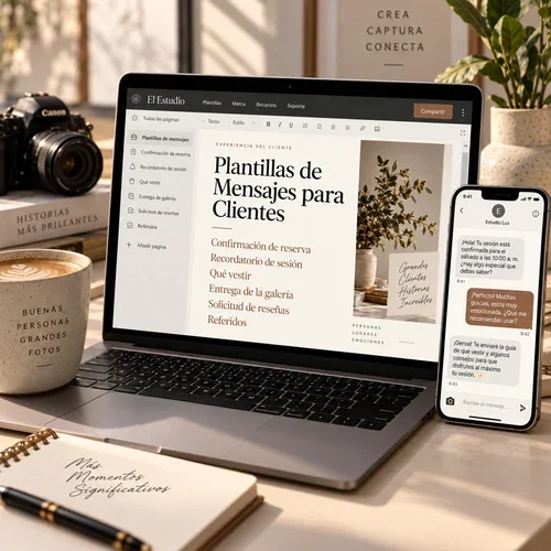 Plantillas de mensajes para clientes