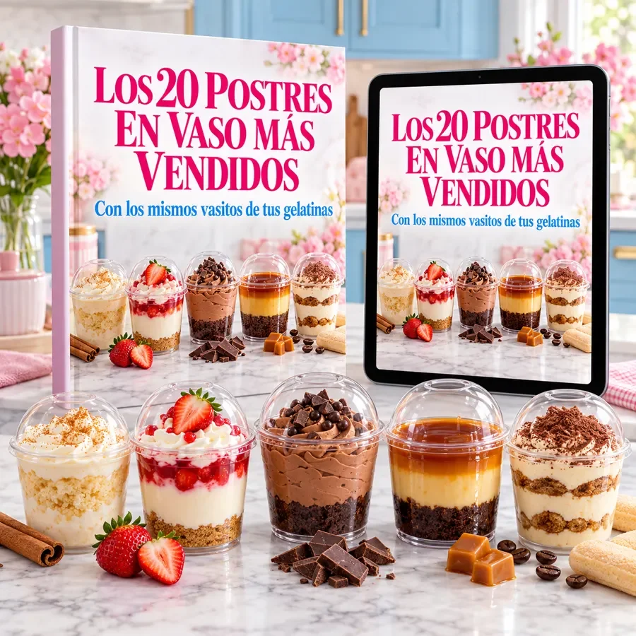 Los 20 postres en vaso más vendidos