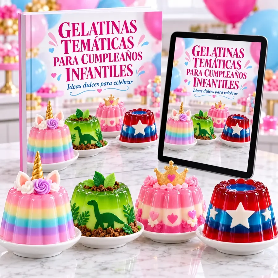 Gelatinas en cápsula para cumples infantiles