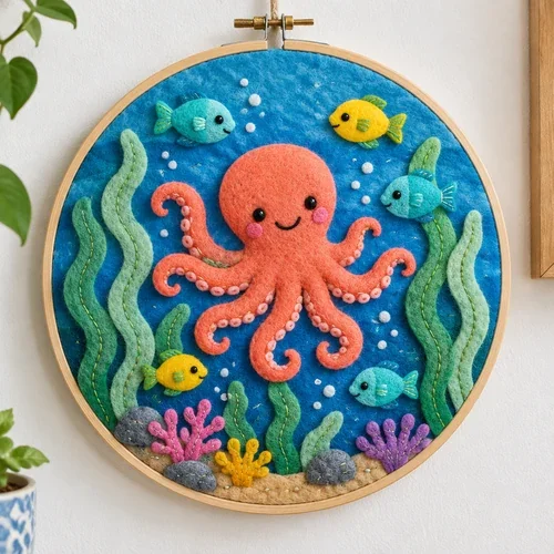 Finished felt piece