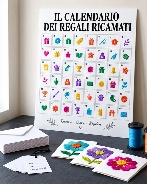 Il Calendario dei Regali Ricamati
