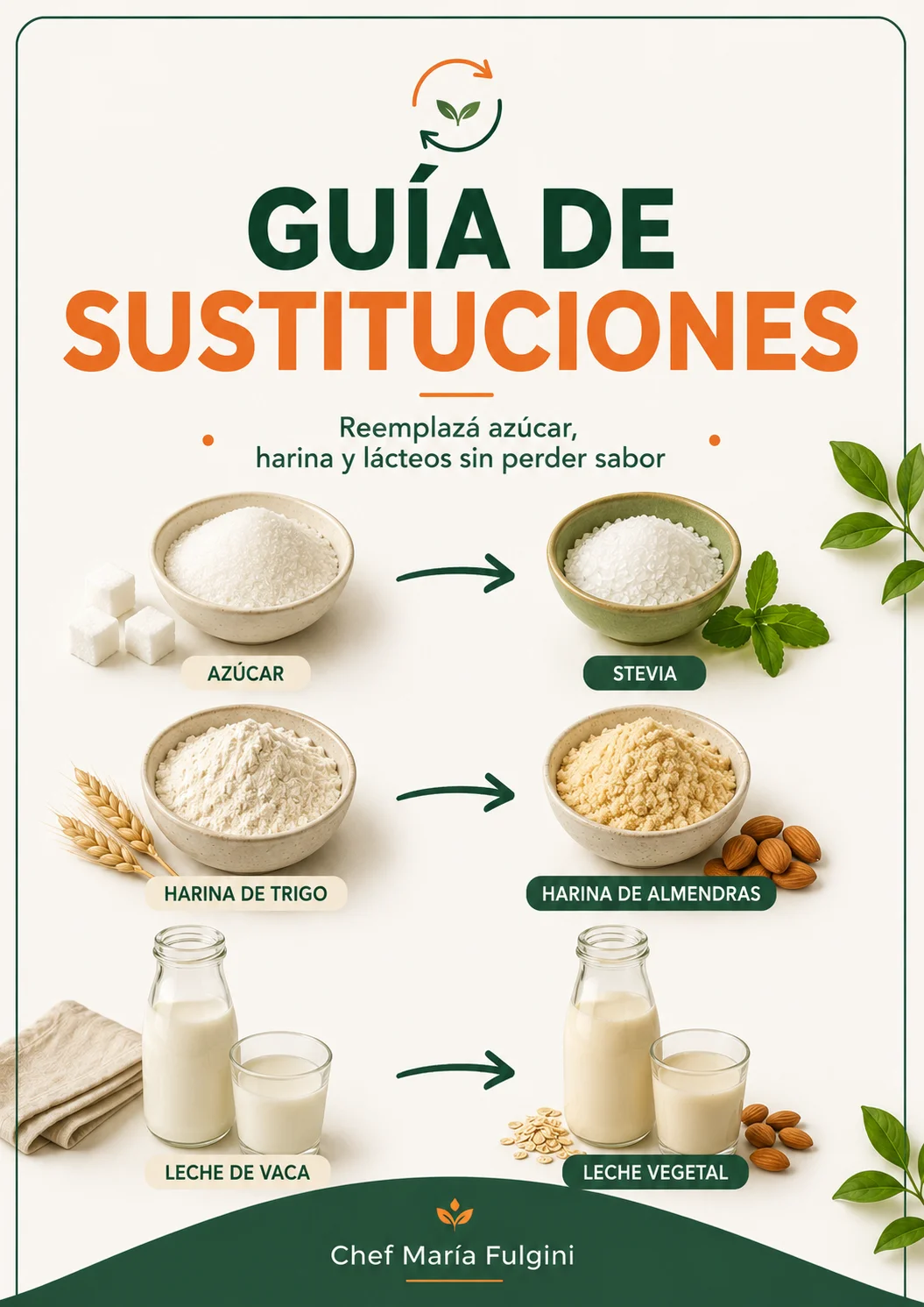 Guía de sustituciones