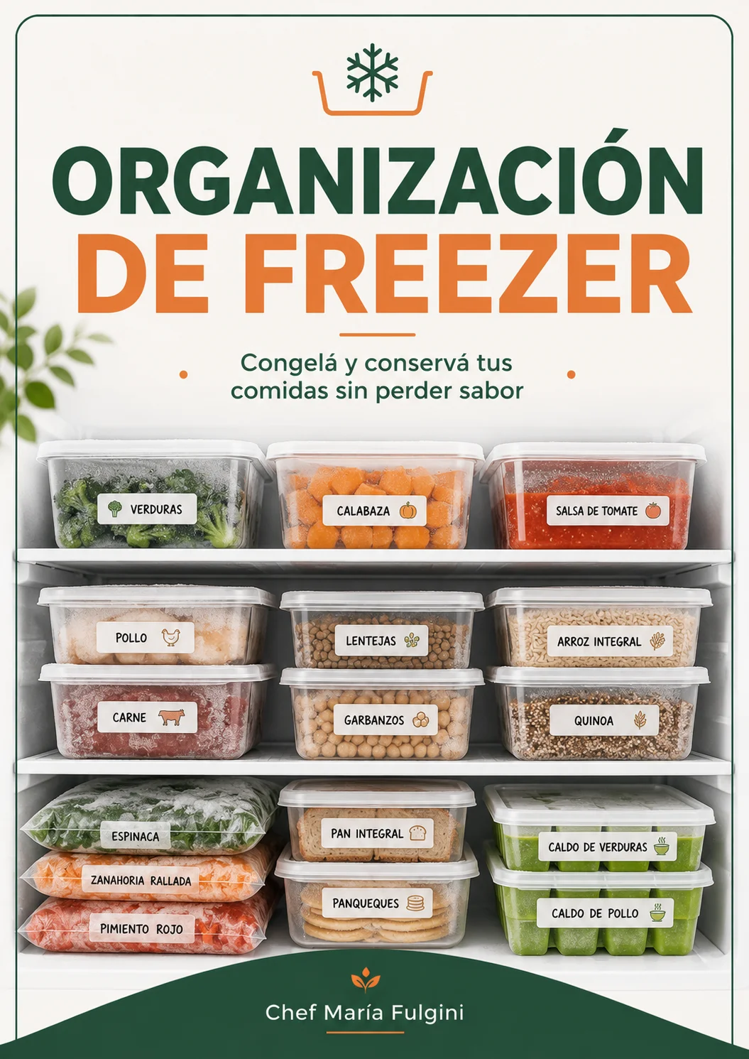 Organización del congelador