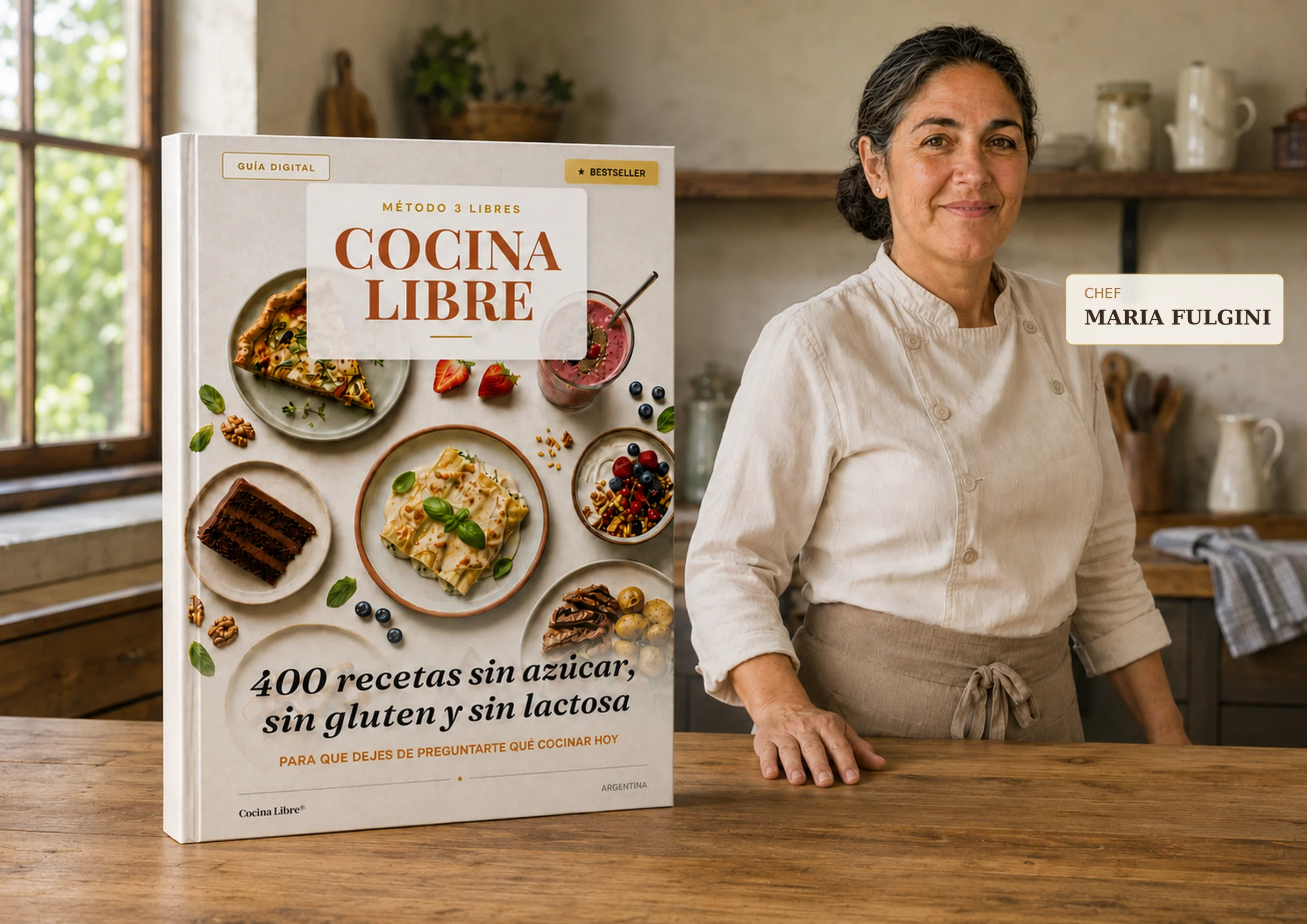 Recetario digital Cocina Libre con 400 recetas