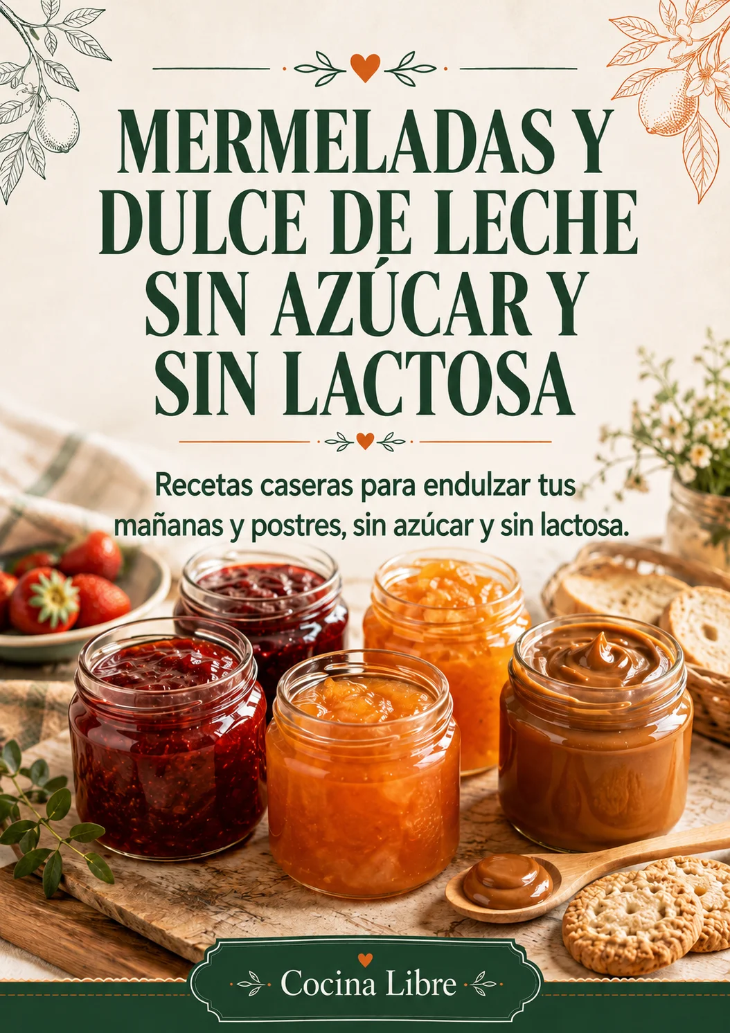 Mermeladas y cajeta sin azúcar y sin lactosa