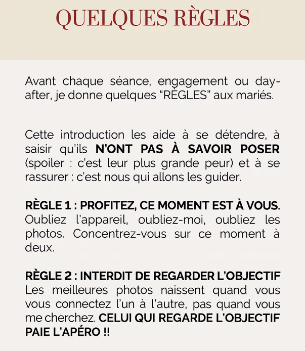 Intérieur du guide : les 4 Règles d'Or