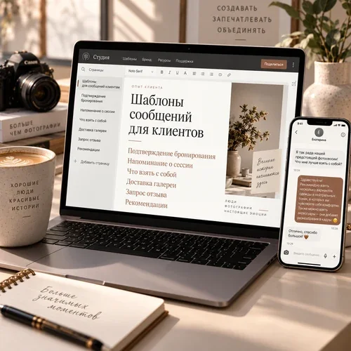 Шаблоны сообщений для клиентов