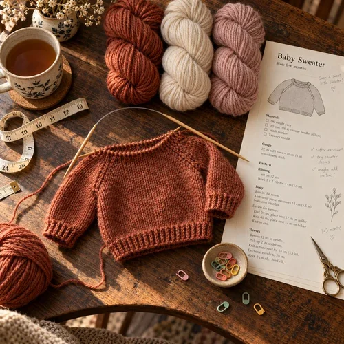 Baby knit made with The Baby Knits Made Right System™ — example 11