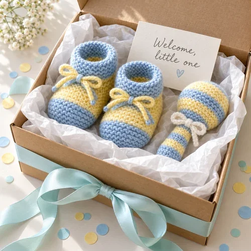 Baby knit made with The Baby Knits Made Right System™ — example 8