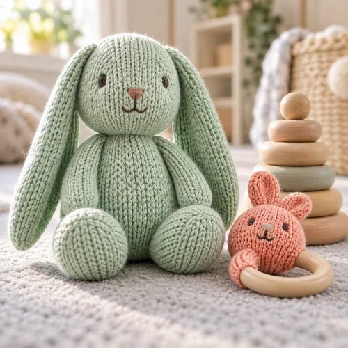 Baby knit made with The Baby Knits Made Right System™ — example 5